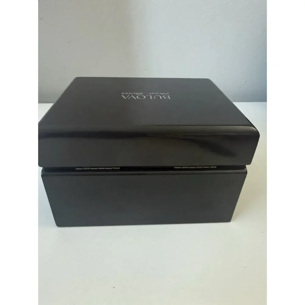 BULOVA accu Swiss EMPTY BOX 5.7*4.3*3.6 inch